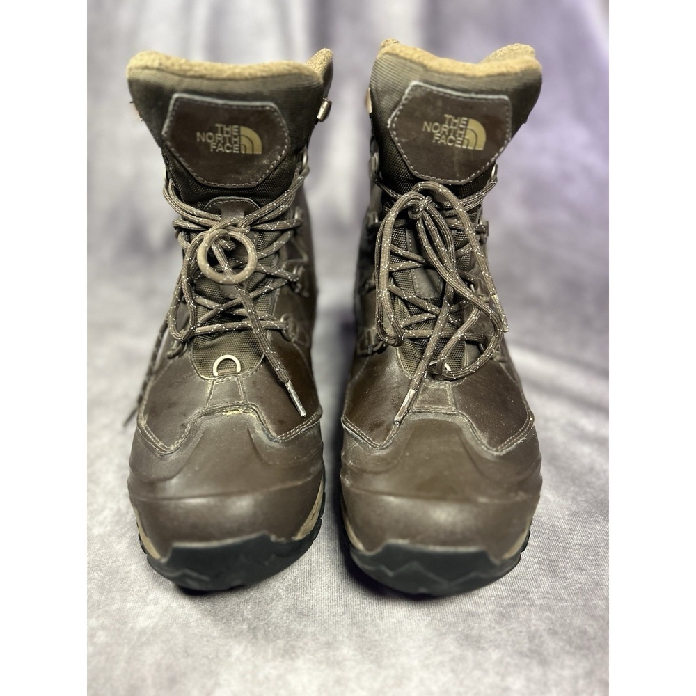 The North Face Heatseeker Waterproof Insulated Snow Boots Men's Size 9 Brown